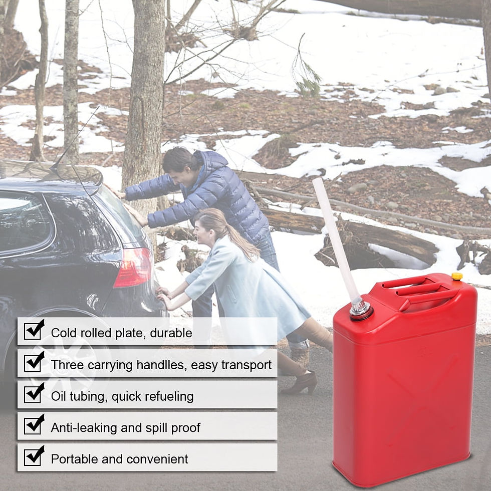 Thumbnail: UBesGoo 5 Gallon Capacity Gasoline Petrol Fuel Emergency Backup Jerry Can T..