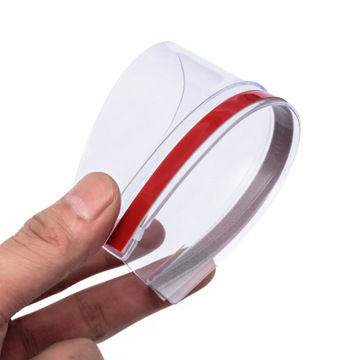 Thumbnail: 2PCS Car Rearview Mirror Rain Eyebrow Visor Carbon Fiber Side for Car Window Rai