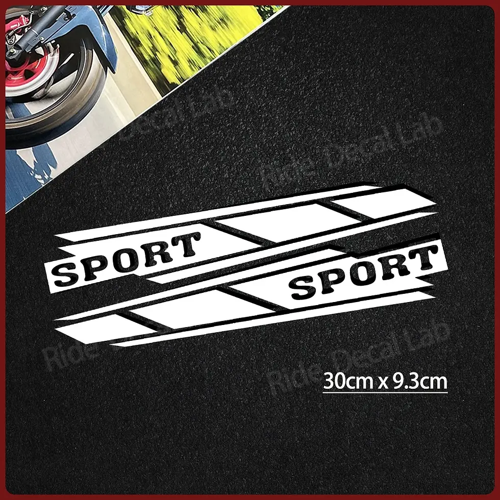 Thumbnail: Sports Reflective Stickers Suitable for Car Customization, Bumper and Headlight