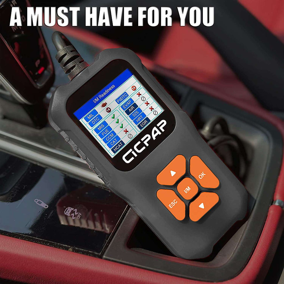 Thumbnail: CICPAP Car OBD2 Scanner Code Reader, Engine Fault Car Diagnostic Tool for Q..