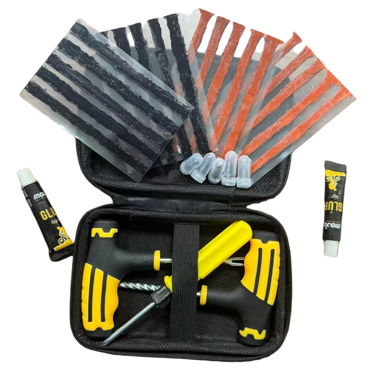 Universal Emergency Plug Flat Tire Repair Kit to Fix Punctures,Professional Heav