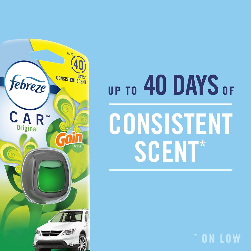 Thumbnail: Febreze Auto Car Air Freshener Vent Clip Wilderness Scent, 2 Pack .07 fl oz..