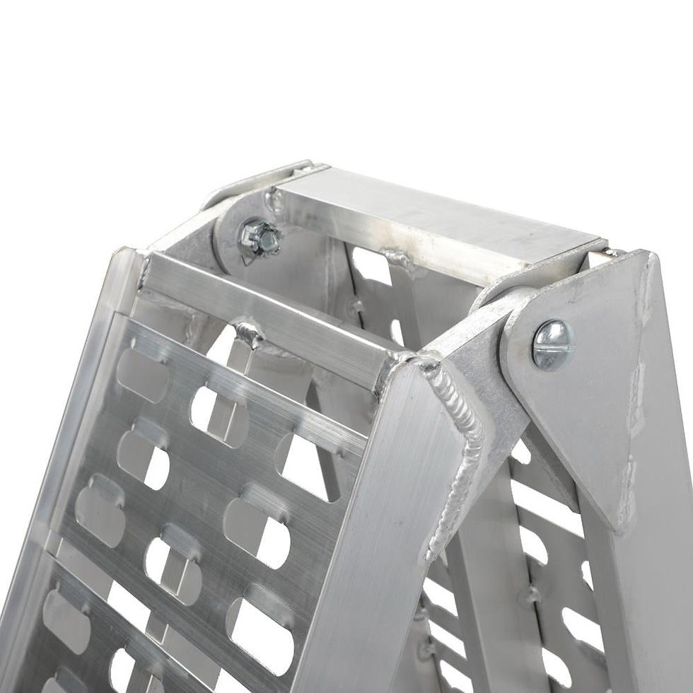 Thumbnail: GoDecor 2pcs 1500LBS Aluminum Folding Motorcycle ATV Loading Ramps