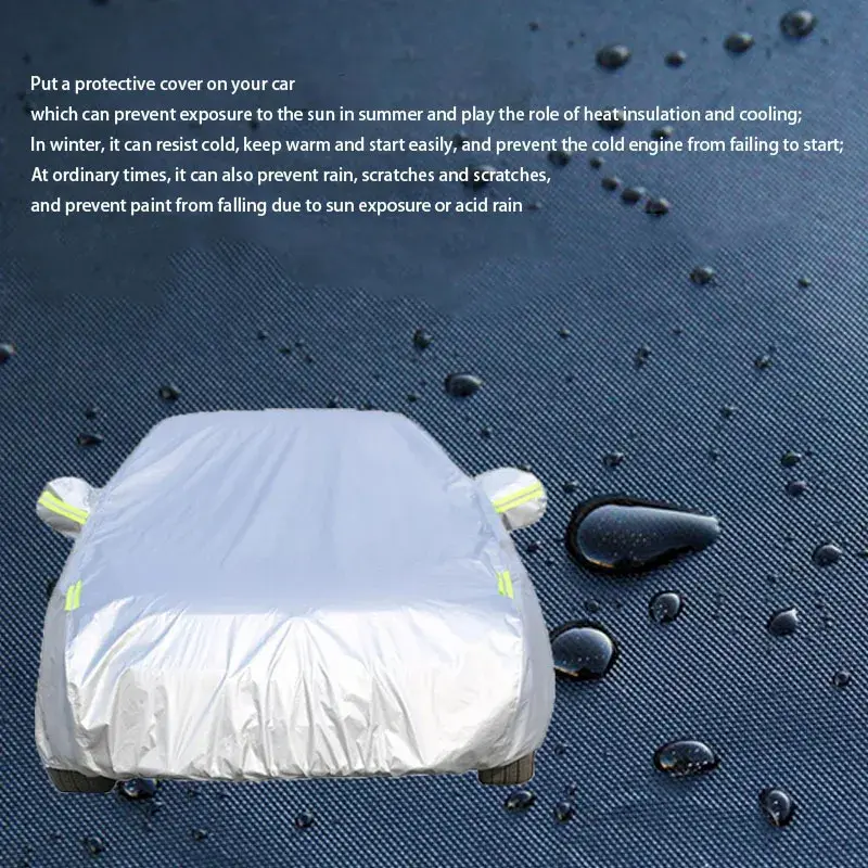 Thumbnail: For Volvo XC60 Outdoor Protection Full Car Cover Snow Covers Sunshade Waterproof