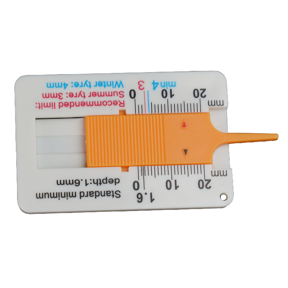 Thumbnail: 0-20mm Tyre Tread Depth Gauge Accessories Caliper Checking Tyre Tread Tool Depth