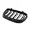 Thumbnail: 2Pcs Car Style Gloss Black Front Kidney Double Slat Grill Grille for BMW 3 Serie