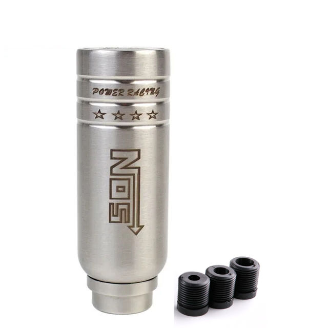 Thumbnail: NOS Racing JDM Style Aluminum 10cm Gear Shift Knob Shifter Lever Head for Univer