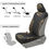 Thumbnail: BDK Camo Seat Covers for Truck, Car, SUV - Two Tone Black and Camouflage Si..