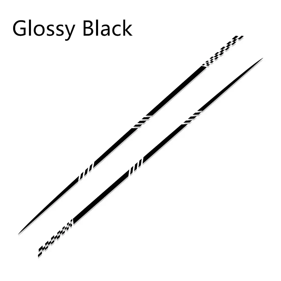 Thumbnail: 2PCS Universal Car Line Stickers Long Stripe Decor Auto Accessories For BMW Suzu