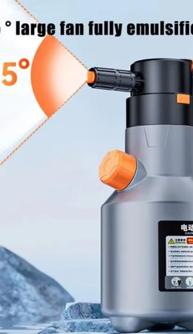 Thumbnail: 2L Handheld Electric Foam Sprayer Hand Pump Foam Sprayer Snow Foam Cannon Motori