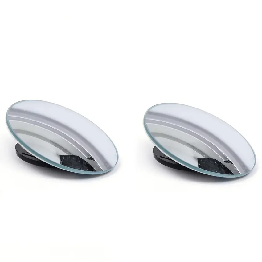 Thumbnail: Car Rearview Mirror Blind Spot Mirrors Frameless Fan-shaped Car Dead Angle 360 D