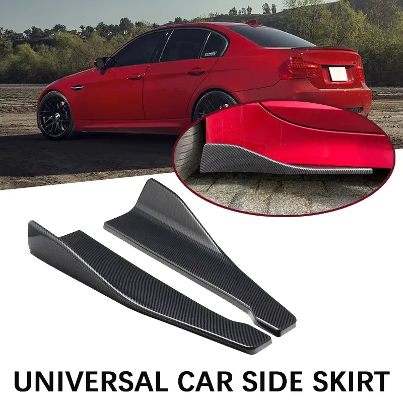 Universal Car Front Rear Bumper Strip Lip Spoiler Diffuser Splitter Scratch Prot