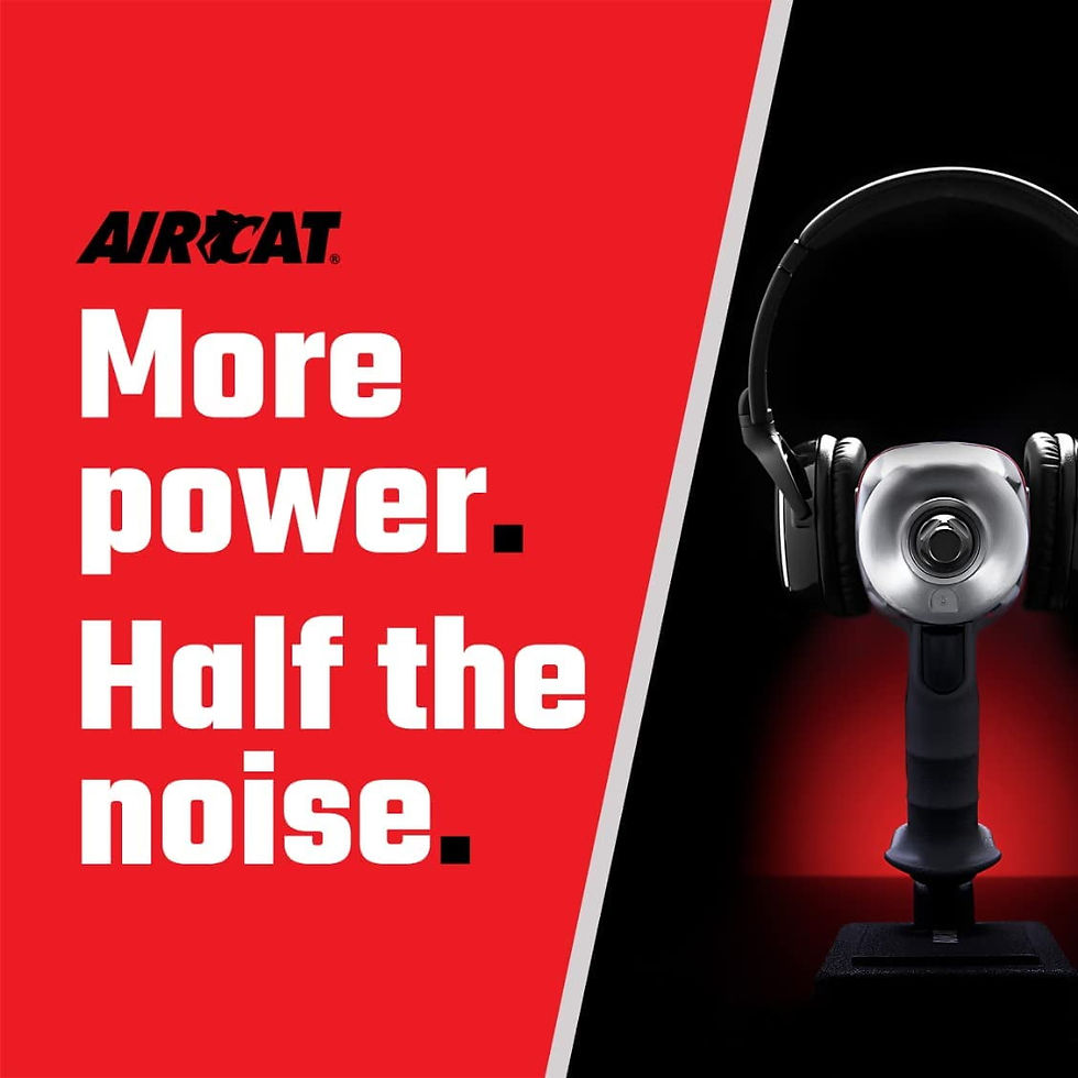 Thumbnail: AIRCAT Pneumatic Tools 809-SH: Sealed Flat Head Ratchet 350 RPM, 60 ft-lbs ..