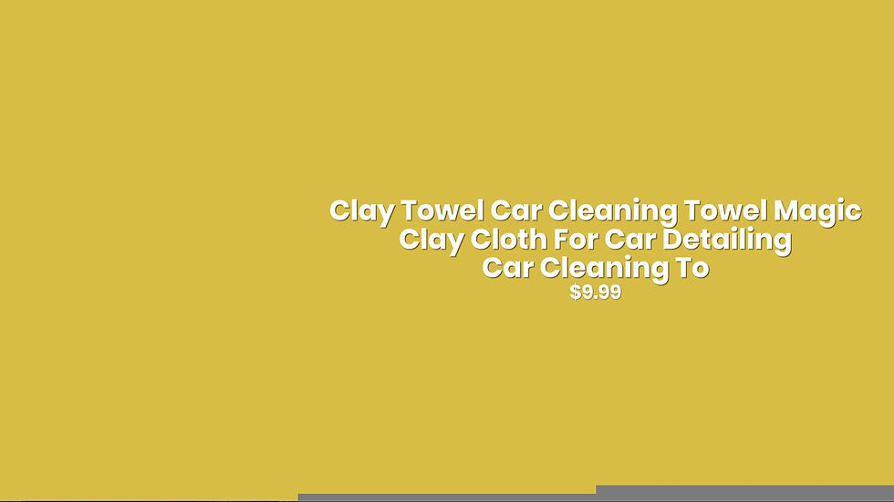 Thumbnail: Clay Towel Car Cleaning Towel Magic Clay Cloth For Car Detailing Car Cleaning To