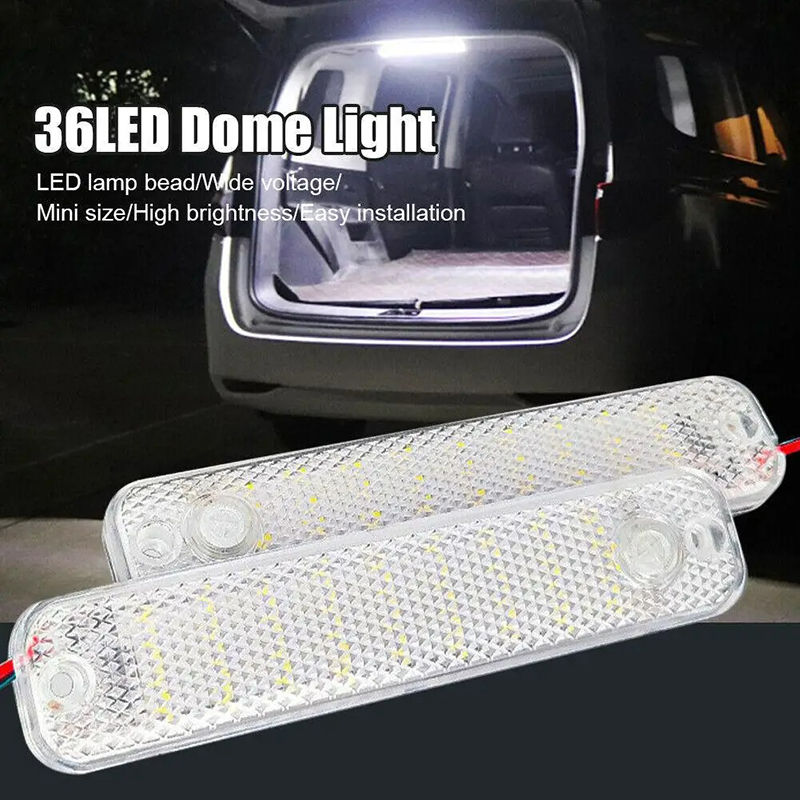 Thumbnail: 2Pcs Car Interior Light 36LED RV Light Truck Interior Light With Switch Night Re