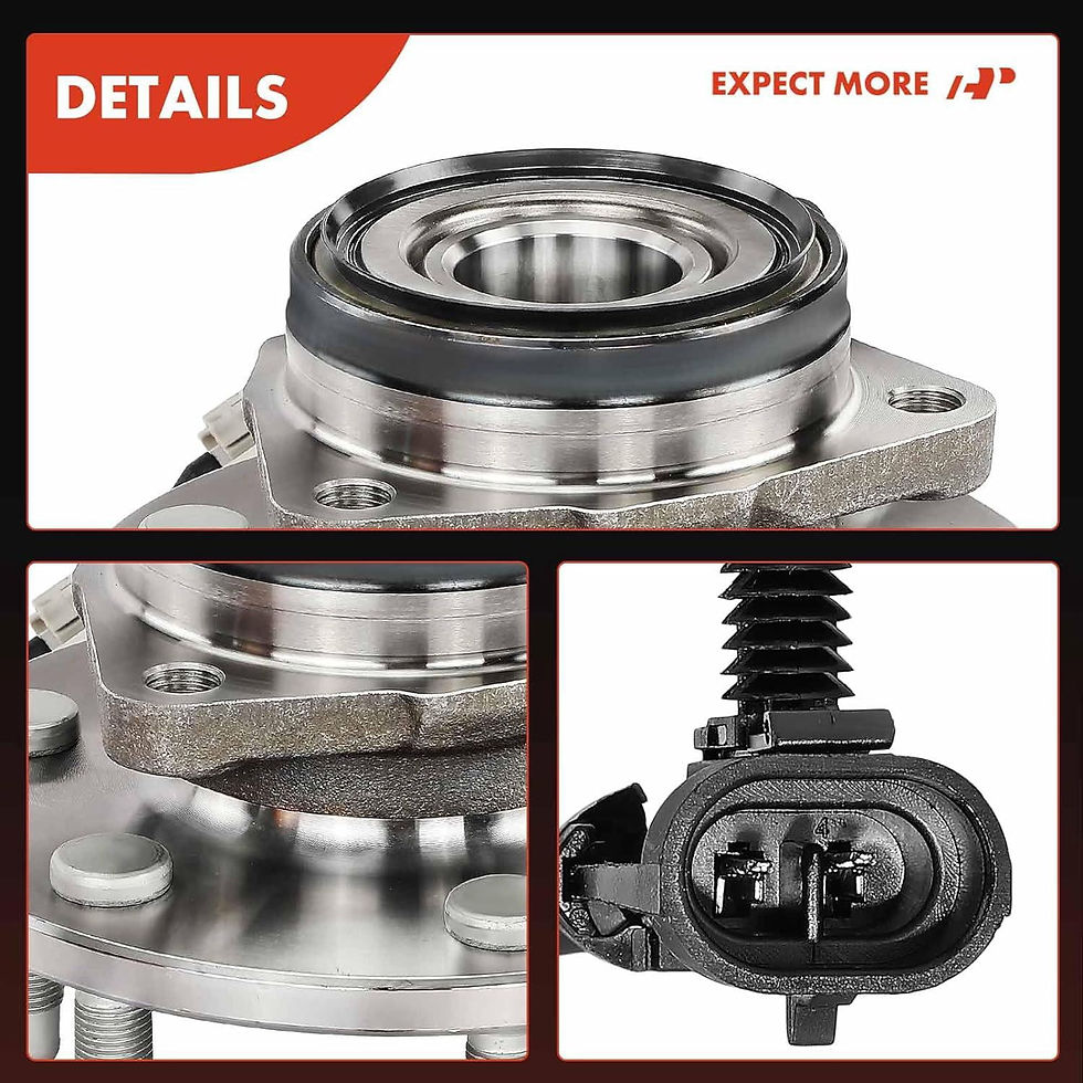 Thumbnail: A-Premium (4WD Only) Front Wheel Hub and Bearing Assembly 6 Lugs 4x4 AWD w/..
