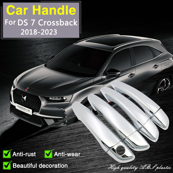 for DS7 Crossback 2018 2019 2020 2021 2022 2023 Chrome Door Handle Cover Car Acc