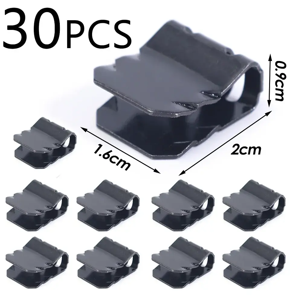 Thumbnail: 30/10pcs U-shape Clips Car Front Fender Bumper Cover Clip Kit Engine Guard Buckl
