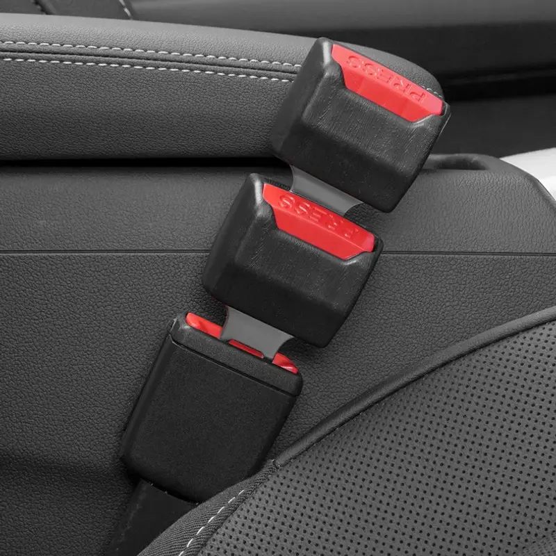 Thumbnail: 1Pc/2Pcs Car Seat Belt Clip Extender Safety Seatbelt Lock Buckle Plug Thick Inse