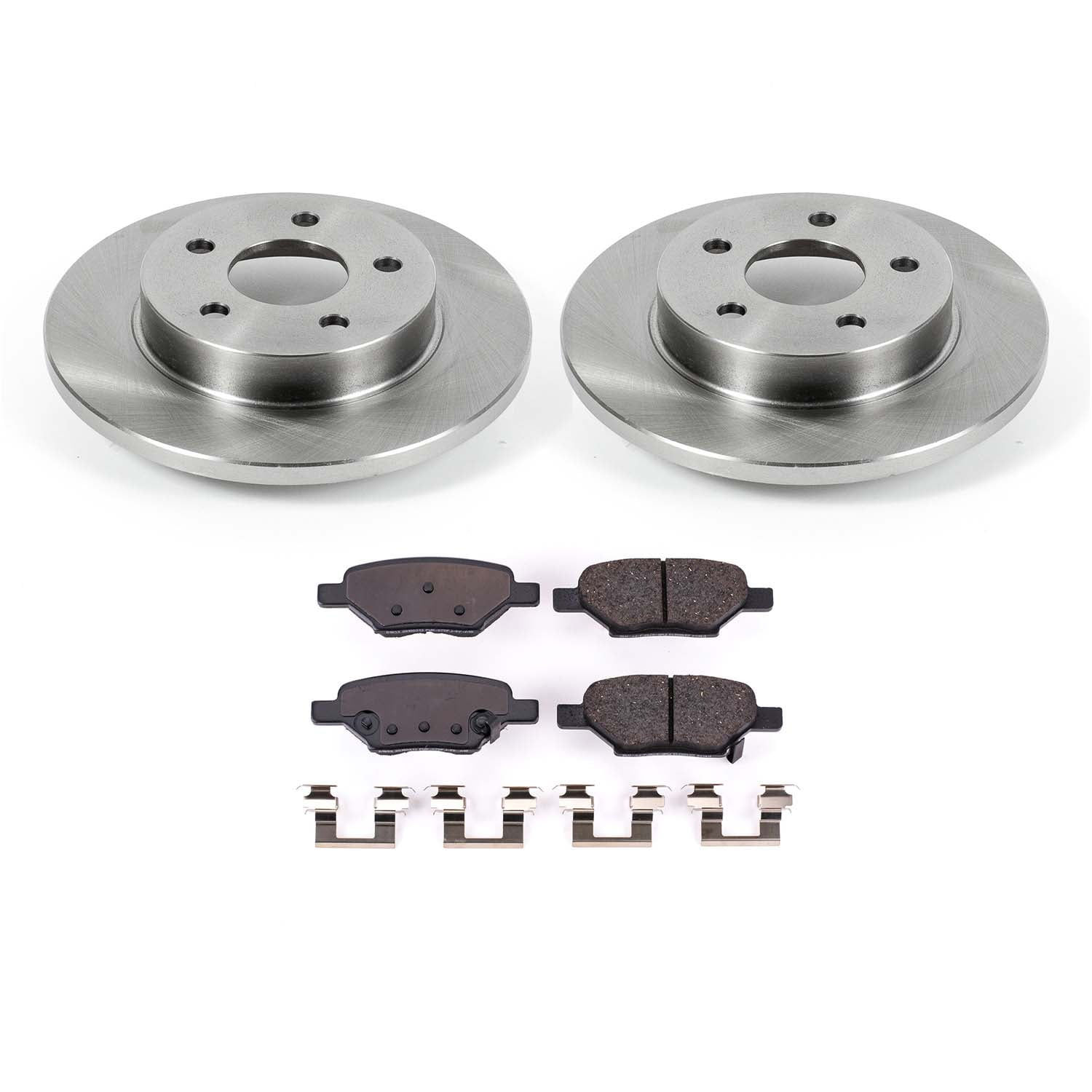 Ultimate Brakes Rear Semi-Metallic Brake Pad and Rotor Kit with Hardware WM..