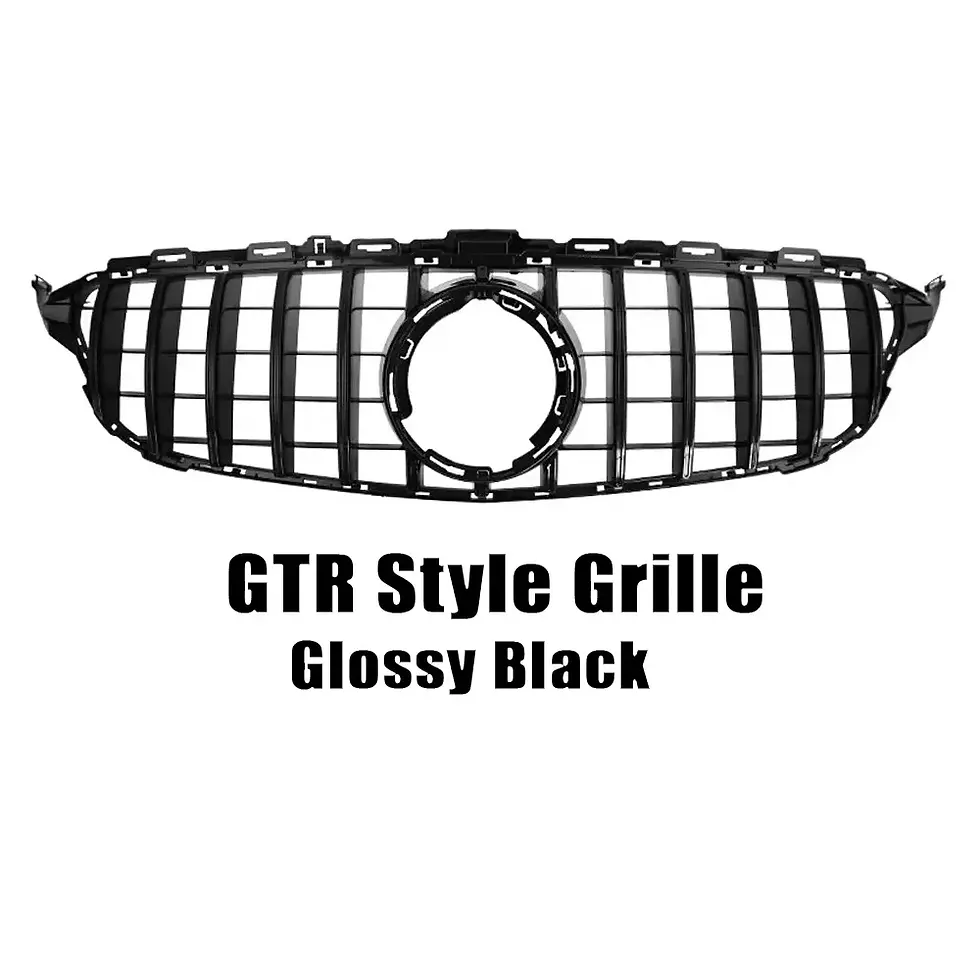 Thumbnail: XVIP Chrome Diamonds Style Upper Grille For Mercedes Benz C-Class W205 C300 C250