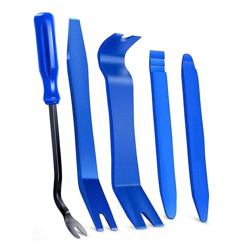 Thumbnail: 5PC Auto Trim Removal Tool Kit Car Panel Door Dashboard Fastener Remover Pr..