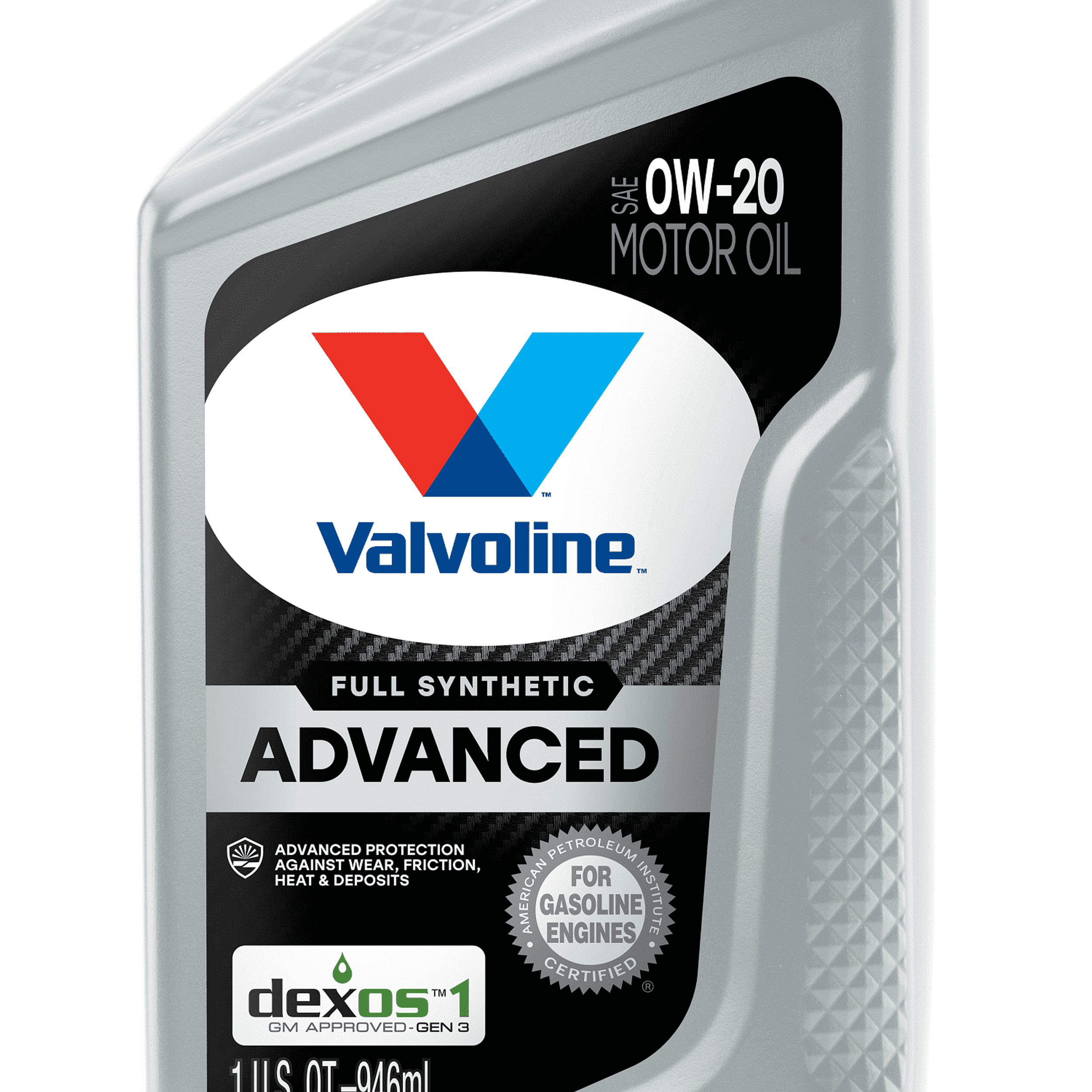 Valvoline Advanced Full Synthetic 0W-20 Motor Oil 1 QT