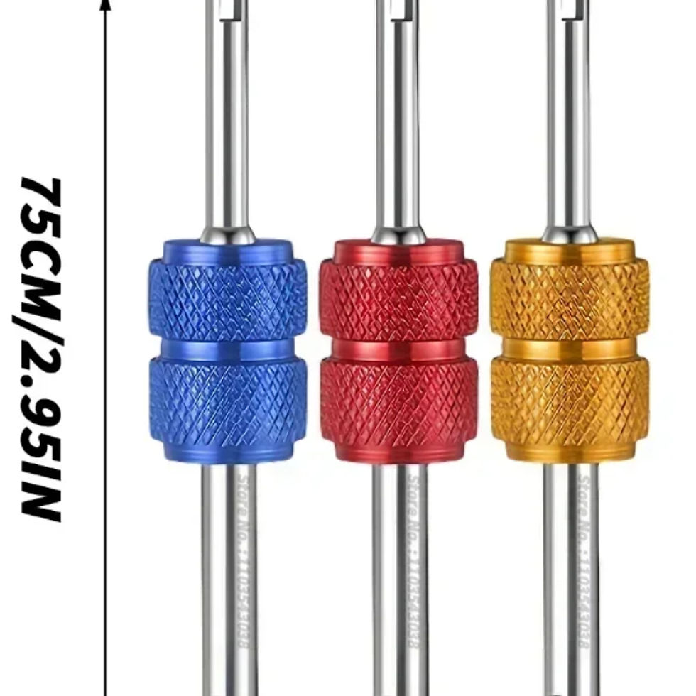 Thumbnail: Universal Tire Valve Core Stems Remover Screwdriver Auto Truck Bicycle Wheel Rep
