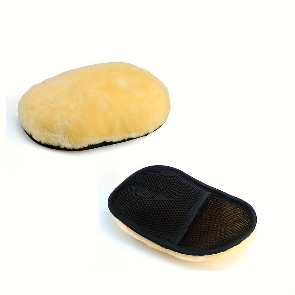 Soft Car Cleaning Brush Woolen Gloves for Automotive Motorcycle Washer Care - Ca