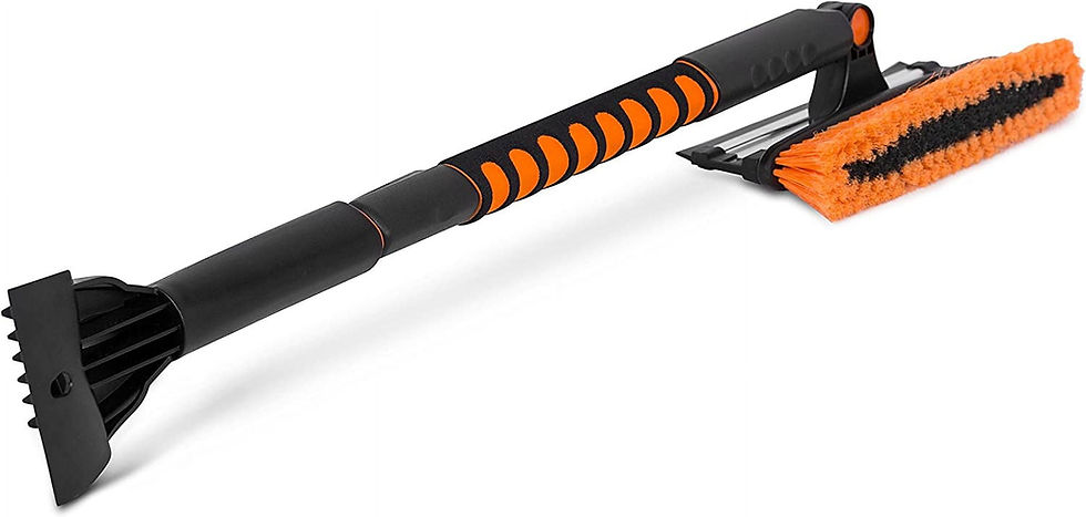 Thumbnail: Snow Moover 39" Extendable Car Snow Brush with Squeegee & Ice Scraper