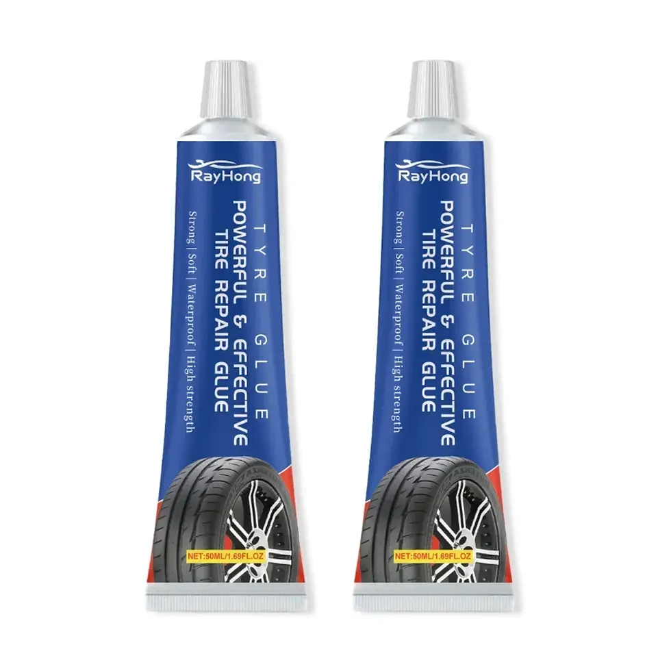 Thumbnail: Car Tire Repair Adhesive Black Rubber Tire Side Wall Cracks Scratches Repair Adh