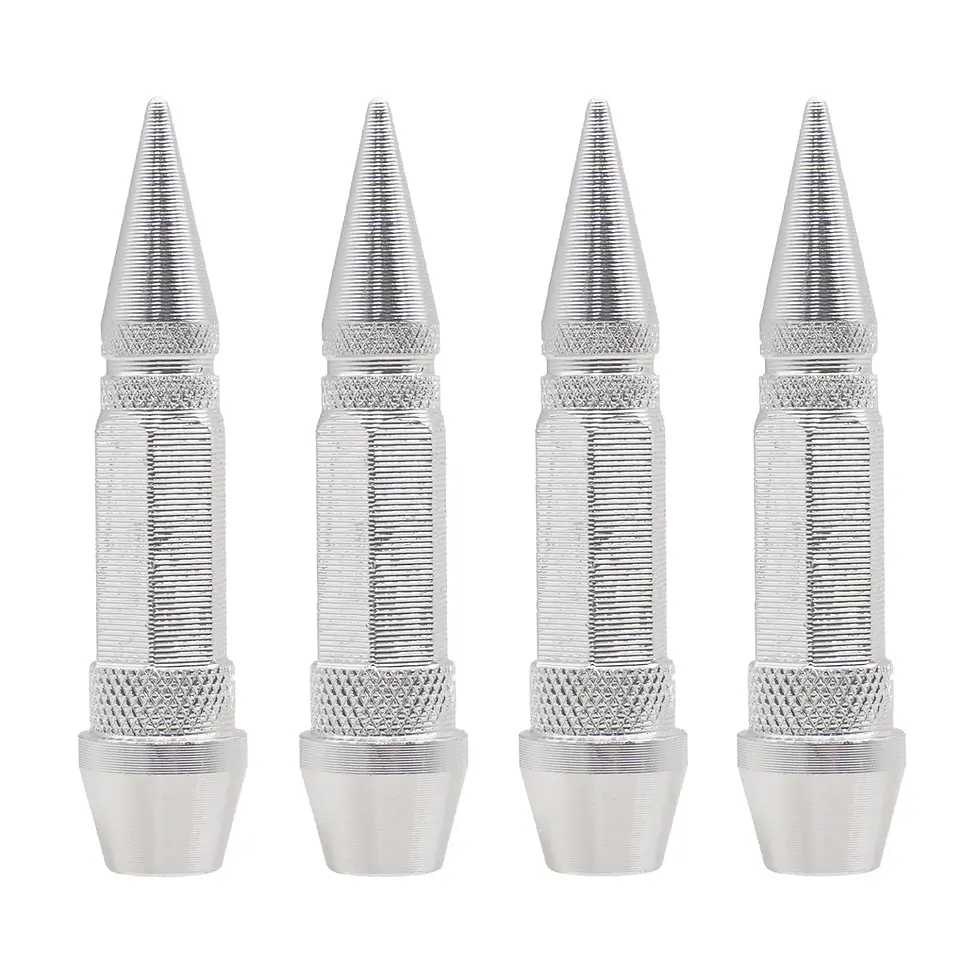 Thumbnail: R-Ep Tire Valve Caps 4pcs Universal Fits for Car Motorcycle Bike Wheel Tires