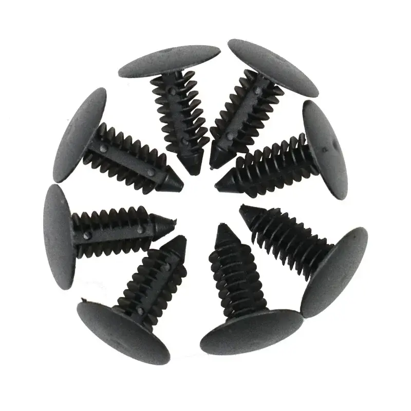 Thumbnail: 50/20Pcs Auto Fastener Fit 8mm Hole Nylon Car Clips Fender Bumper Shield Retaine