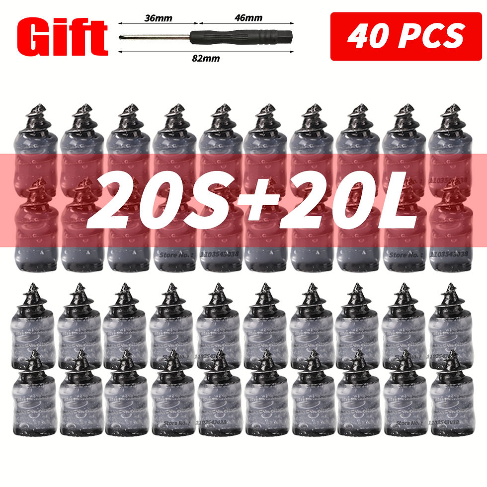 Thumbnail: 10-100PCS Universal Vacuum Car Tyre Repair Rubber Nail For Car Motorcycle Scoote