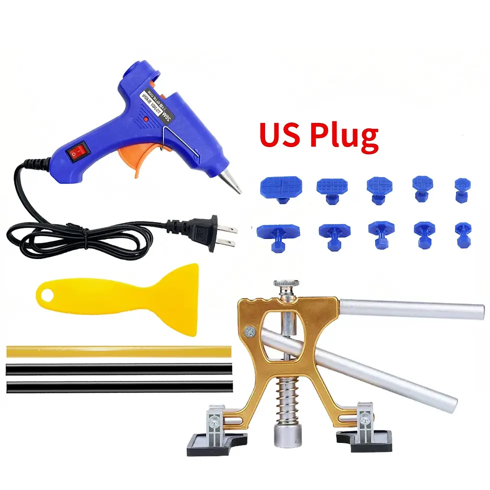 Thumbnail: Adjustable Car Dent Puller Dent Remover Clip Interior Disassembly Tools Kit Body