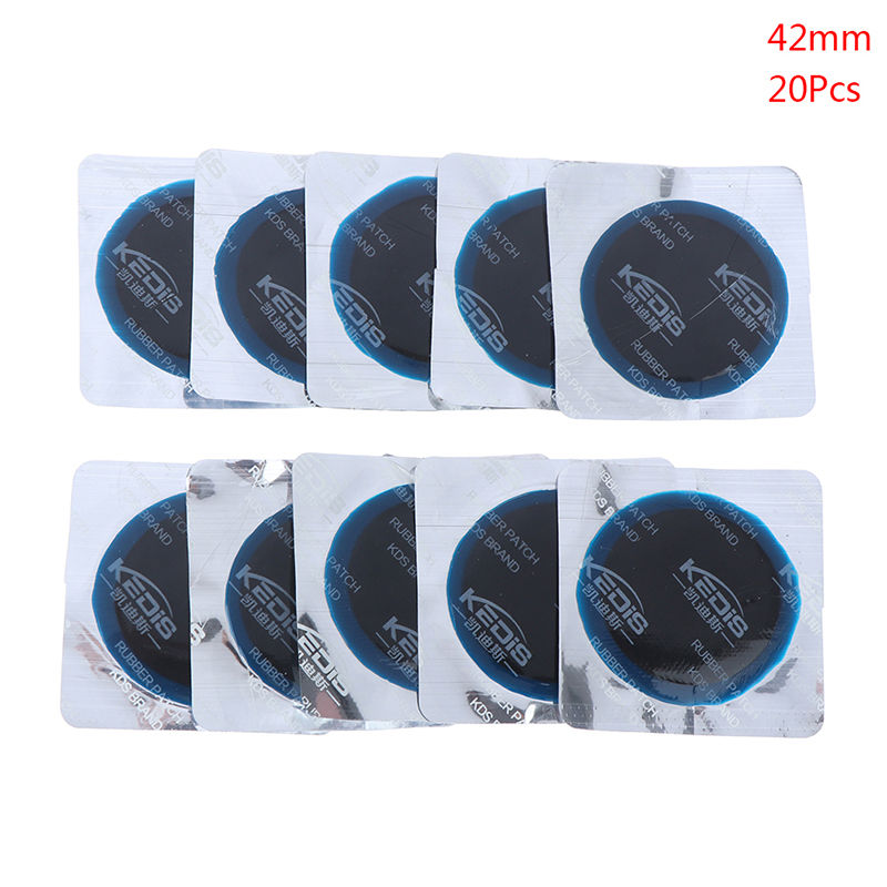 Thumbnail: 20pcs Inner Tube Puncture Repair Kit Car Van Bike Truck Tire Tyre Patches Light
