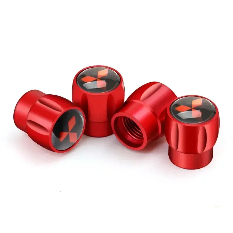Thumbnail: Alloy Car Wheel Stem Covers Tire Valve Caps for Mitsubishi ASX Lancer 9 10 L200