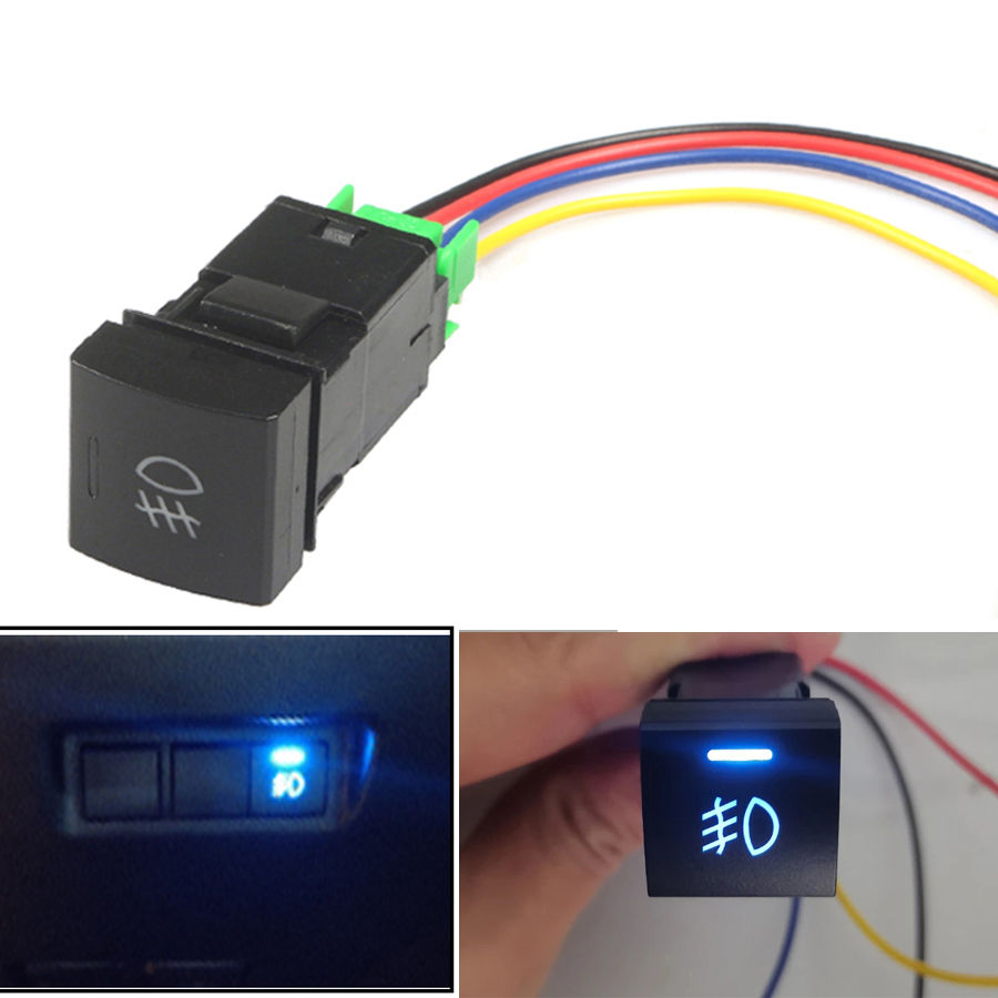 1Pcs Orignal Size Fog Lights Switch For Toyota Camry Corolla RV4 ON-OFF Buttons