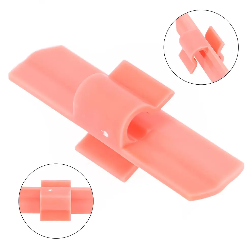 Thumbnail: Trunk Boot Torsion Bar Clip Red Color Suitable for Nissan Almera Sunny Tiida Pul