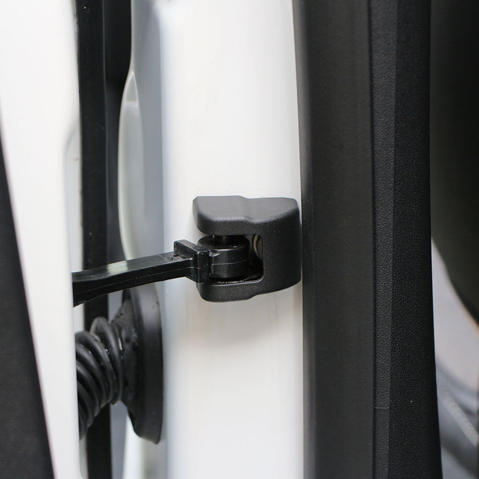 Thumbnail: Doofoto 4x Car Door Limiting Stopper Cover For Peugeot 3008 2008 508 Protective