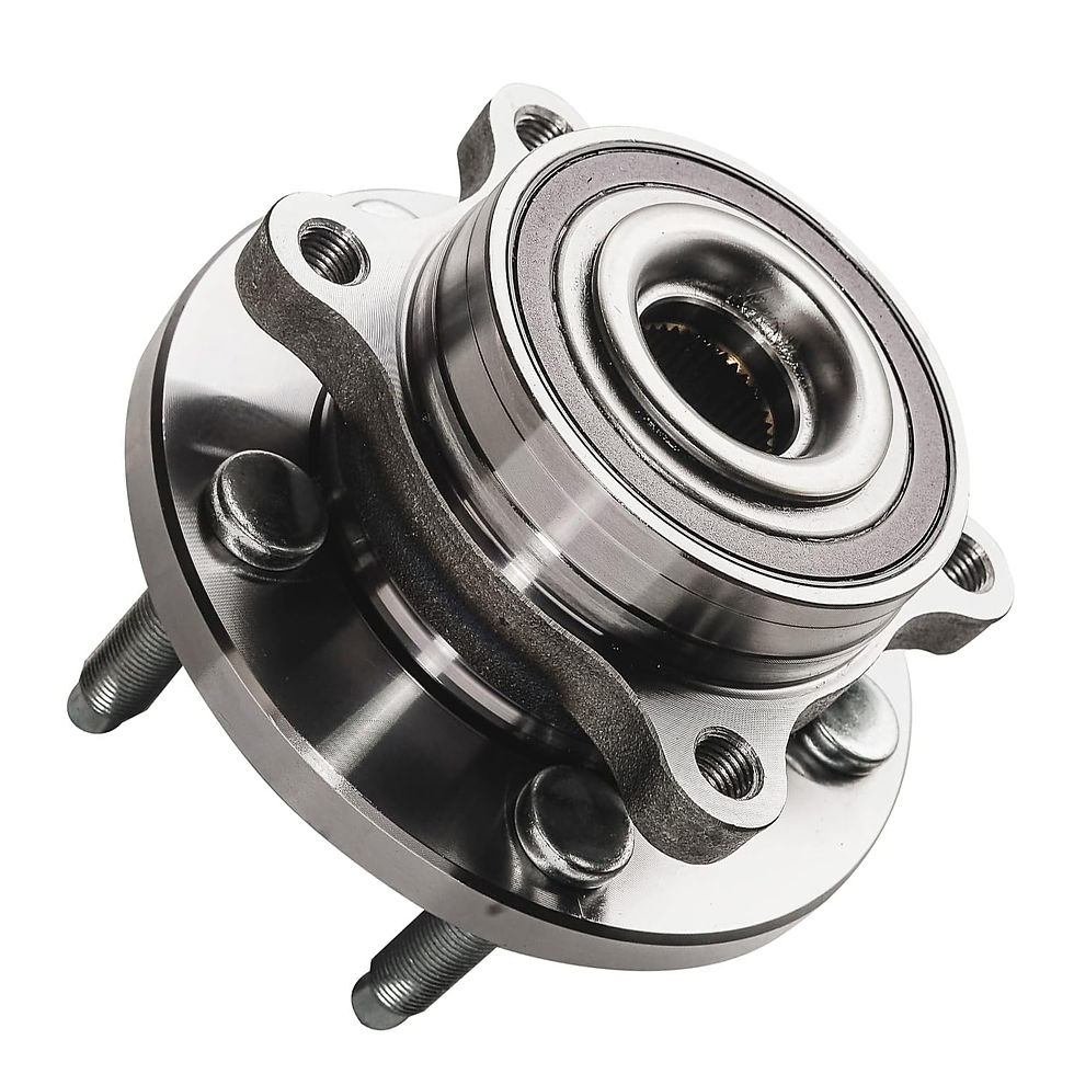 Thumbnail: Detroit Axle - Rear 2pc Wheel Bearing Hubs for Ford Edge Flex Taurus Lincol..