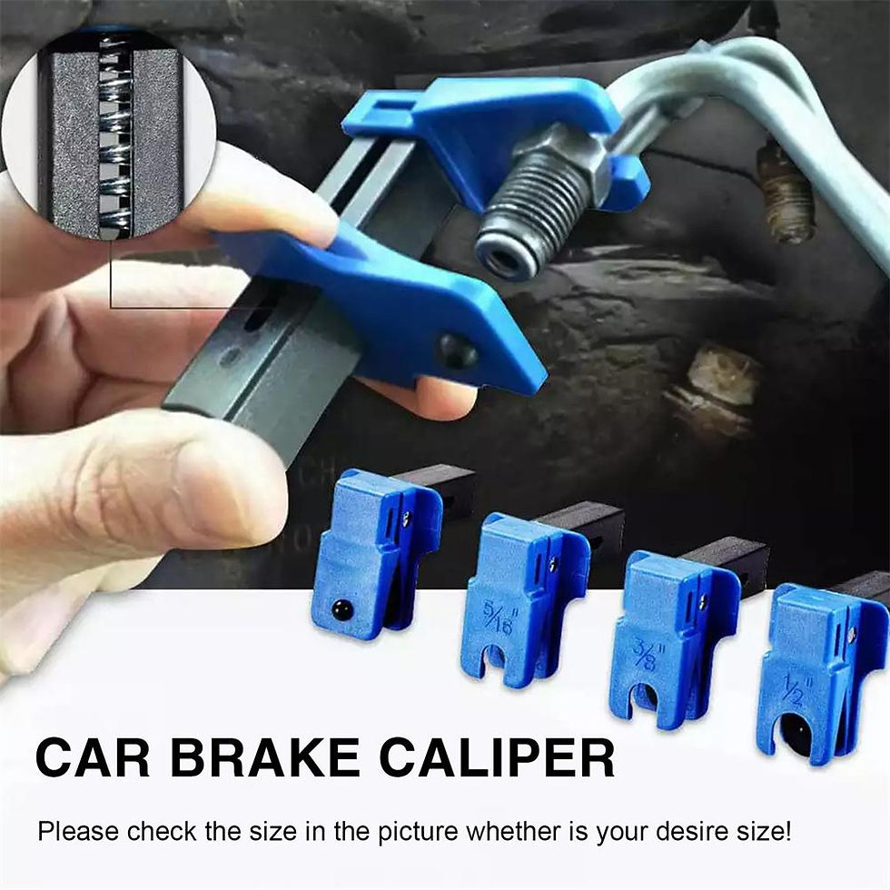 Thumbnail: 4pcs Car Brake Oil Pipe Plug Automotive Brake Nozzle Clamp Tool Brake Tubing Cla