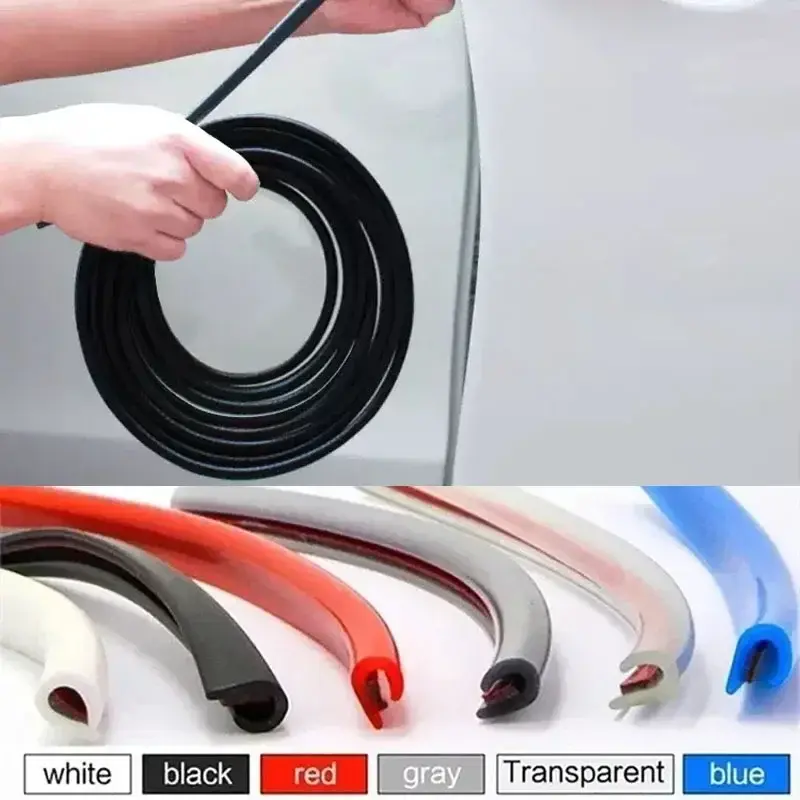 5M Car Bumper Anti Collision Strip Auto Door Edge Protector Strip Anti-collision