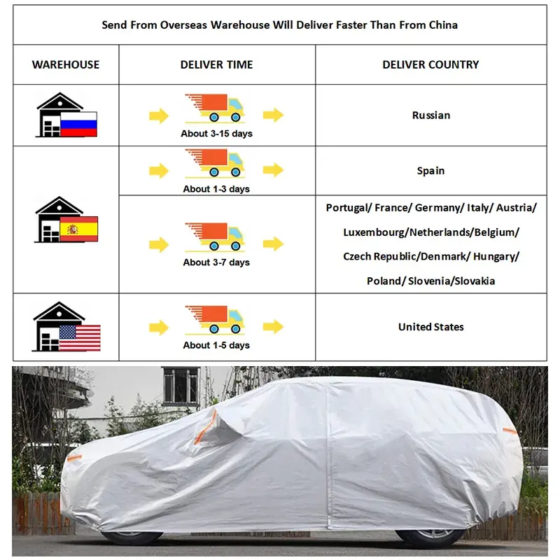 Thumbnail: Kayme Multi-Layer Full Car Cover Waterproof All Weather