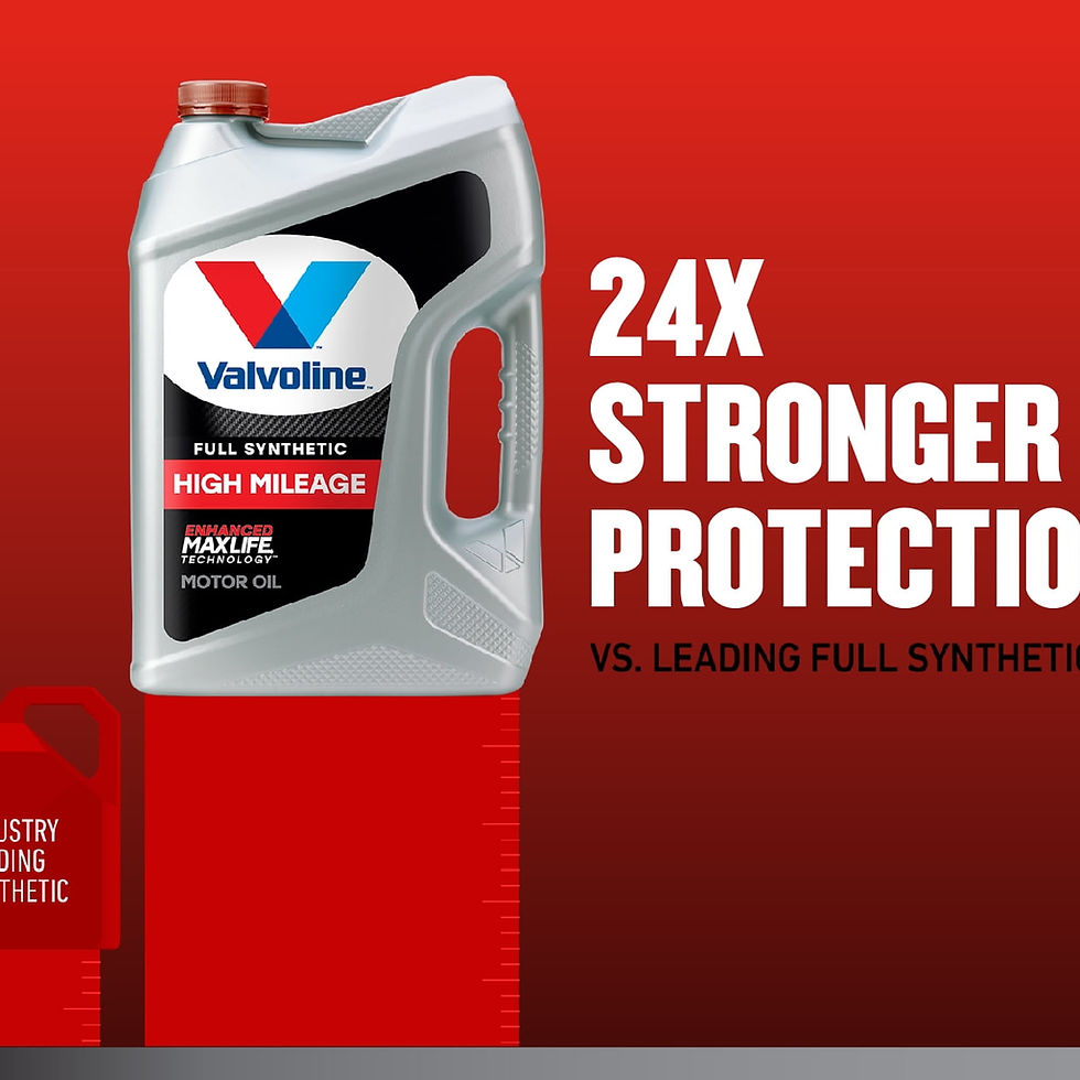 Thumbnail: Valvoline Full Synthetic High Mileage with MaxLife Technology 5W-20 Motor O..