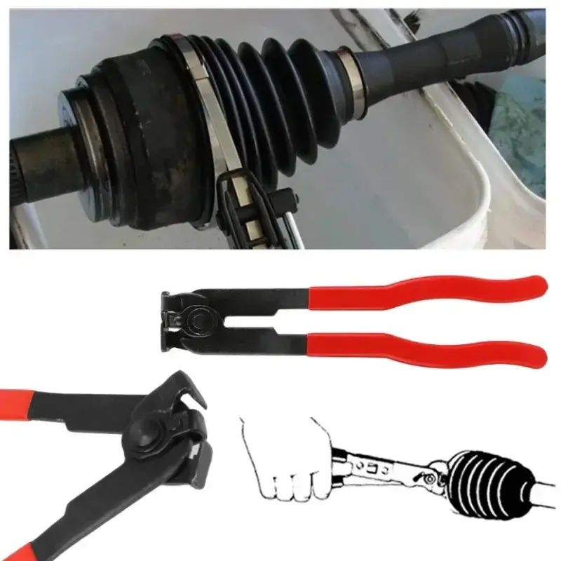 Hand Installer Tool CV Joint Boot Clamp Pliers Car Banding Hand Tool Kit Durable