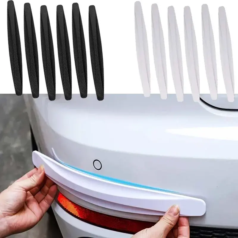6/4 Piece Universal Front Rear Bumper Corner Protector Guard Car Anti-collision
