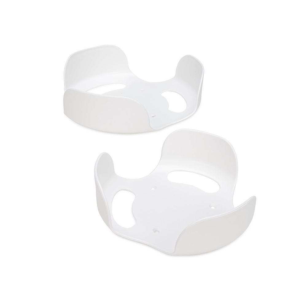 Thumbnail: Camco Stack-A-Plate - Plastic with Non-Slip Backing, Bright White (43601)
