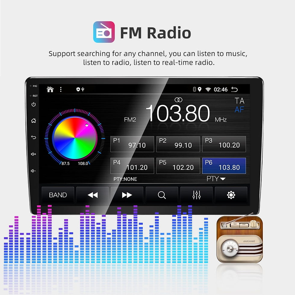 Thumbnail: Android 11 Car GPS Navi Carplay Stereo Radio for Ford Escape 2007-2012 with..