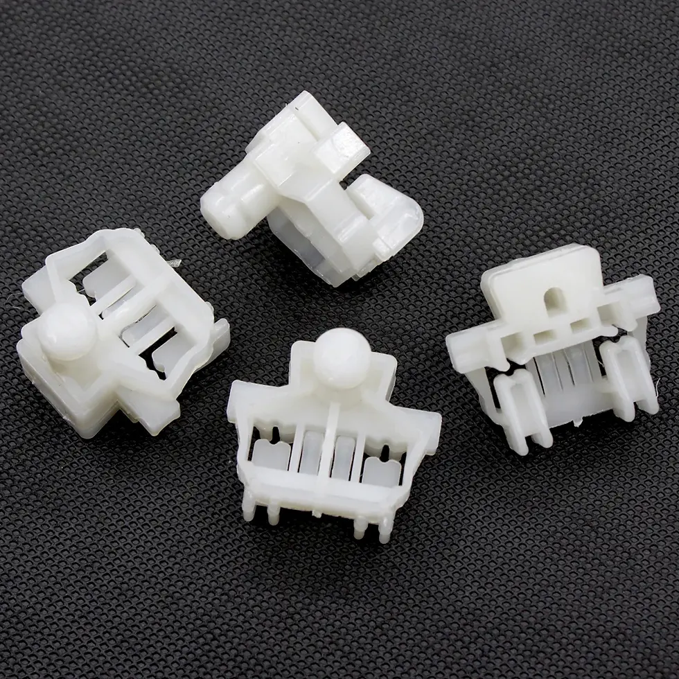 Thumbnail: 2Pcs Car Window Regulator Repair Clip Front Slide For Renault Clio II 1998-2005